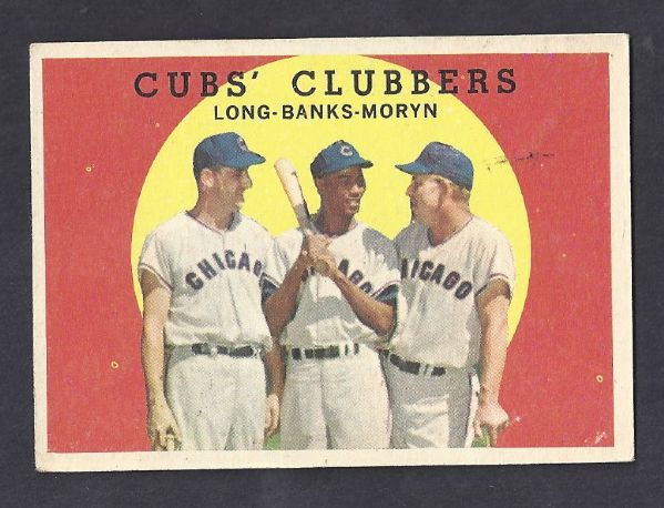 1959 Ernie Banks Cub Clubbers Multi-Player Card