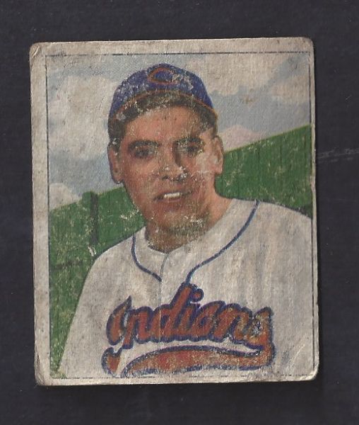 1950 Mike Garcia Bowman Baseball Card
