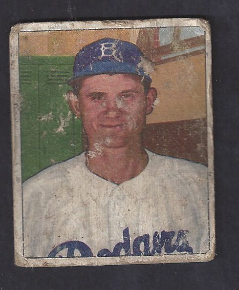 1950 Preacher Roe Bowman Baseball Card