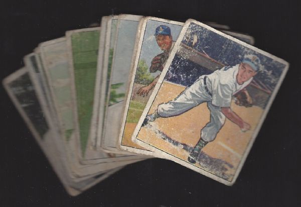 1950 Bowman Lot of (12) Cards # 2