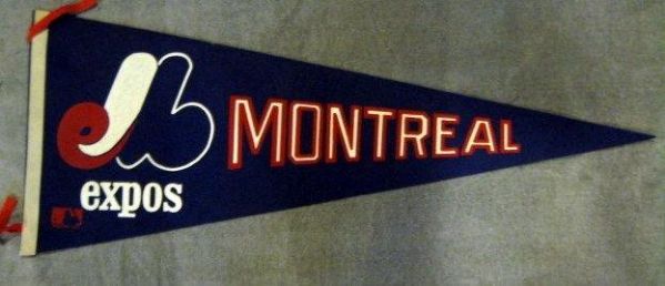 1969 Montreal Expos 1st Year Felt Pennant