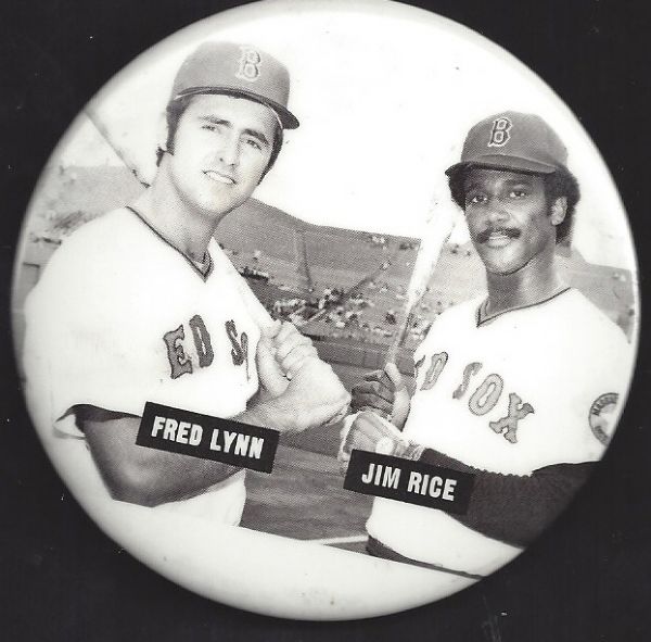 C. 1970's Lynn & Rice (Boston Red Sox) Large Size Pinback Button