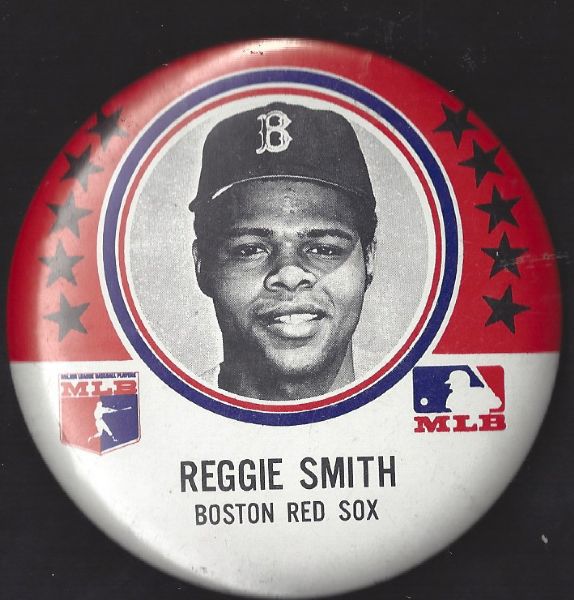 C. 1970's Reggie Smith (Boston Red Sox) Large Size Pinback Button