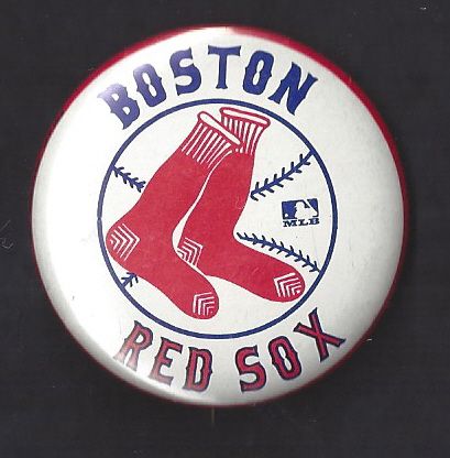 C. 1980's Boston Red Sox Logo Pinback Intermediate Size