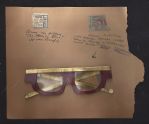 1950s Movie Theatre 3D Glasses + (2) Ticket Stubs from "The Moon is Blue" and " How to Marry a Millionaire" with Marilyn Monroe 