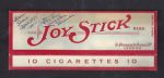 1955 Joy Stick Empty Cigarette Box 