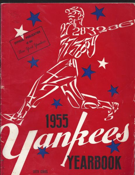 1955 NY Yankees Official Yearbook 