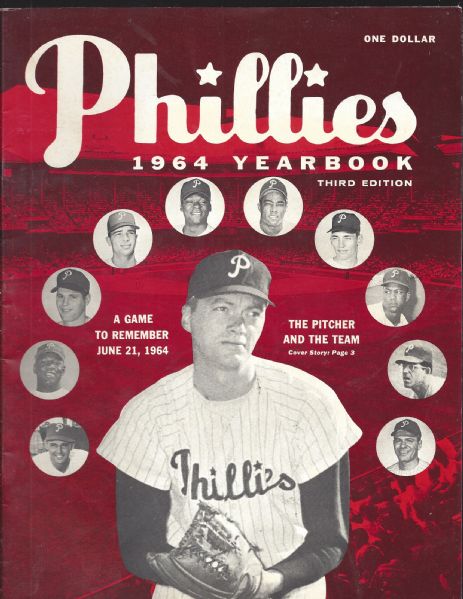 1964 Philadelphia Phillies Yearbook 