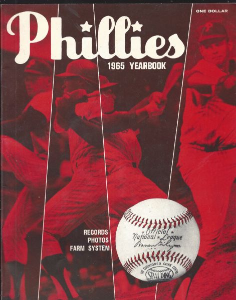 1965 Philadelphia Phillies Yearbook 