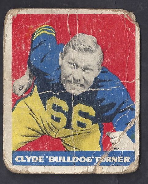 1948 Bulldog Turner (HOF) Leaf Football Card