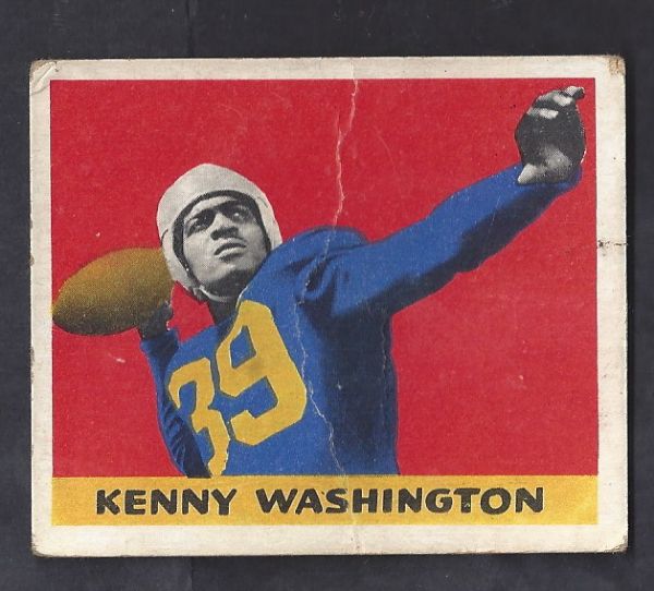 1948 Kenny Washington Leaf Football Card 