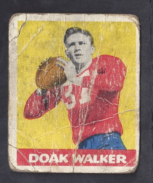 1948 Doak Walker (HOF) Leaf Football Card 