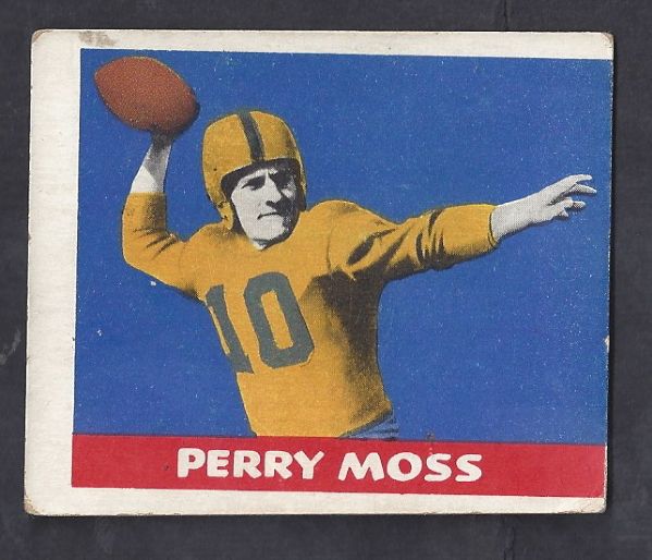 1948 Perry Moss (Green Bay Packers) Leaf Football Card 