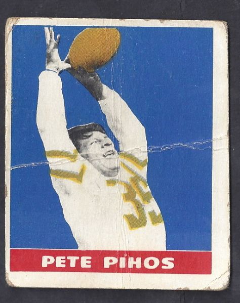 1948 Leaf Pete Pihos (Philadelphia Eagles - HOF) Leaf Football Card 