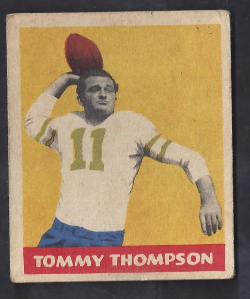 1948 Tommy Thompson (Philadelphia Eagles - QB) Leaf Football Card 