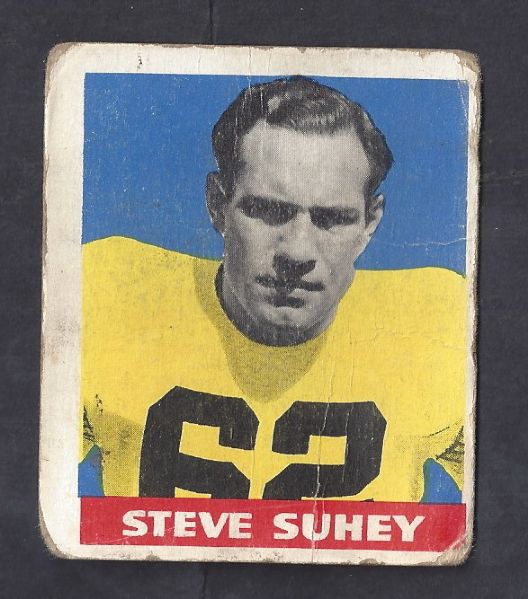 1948 Steve Suhey (Pittsburgh Steelers) Leaf Football Card 