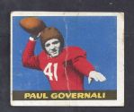 1948 Paul Governali (NY Giants) Leaf Football Card 