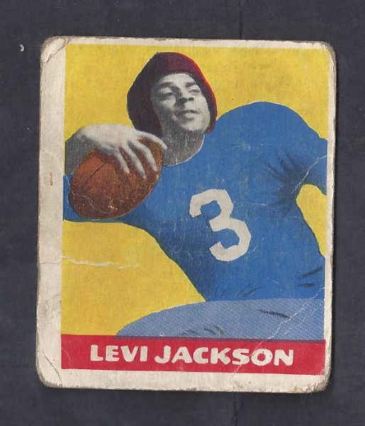 1948 Levi Jackson Leaf Football Card