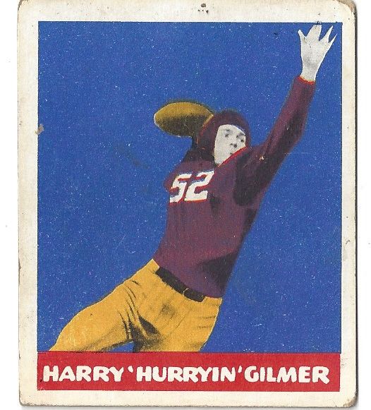 1948 Harry Gilmer (Washington Redskins - QB) Leaf Football Card