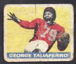 1948 George Taliaferro Leaf Football Card 