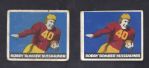 1948 Bobby Nussbaumer (Washington Redskins) Leaf Football Card Lot of (2) 