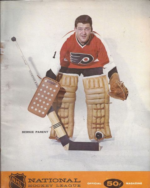 1968 Philadelphia Flyers (NHL) vs St. Louis Blues Pro Hockey Program 