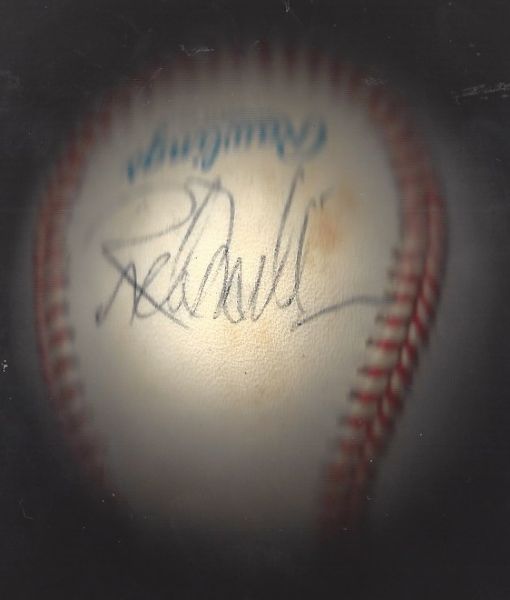 Rick Miller (Boston Red Sox) Autographed Baseball 