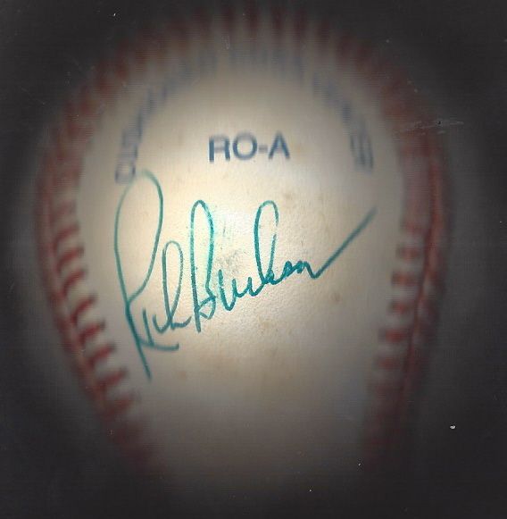 Rick Burleson (Boston Red Sox) Autographed Baseball 