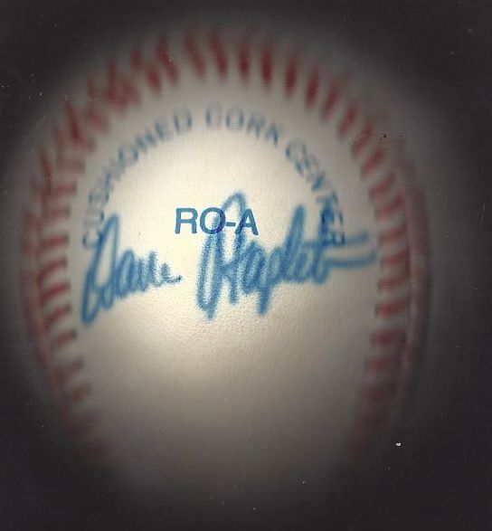 Dave Stapleton (Red Sox) Autographed Baseball 