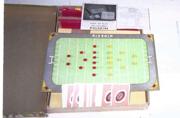 1956 Tom Hamilton Football Board Game with Accessories and Original Box 