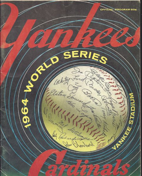 1964 World Series Program at New York 