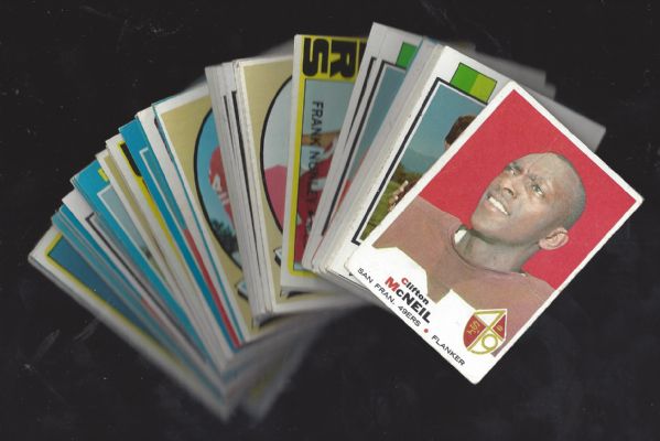 San Francisco 49'ers Big Lot of (50) Topps Football Cards