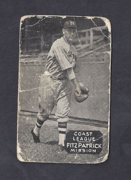 1920's Zee-Nut Fitzpatrick (Missions) PCL Card