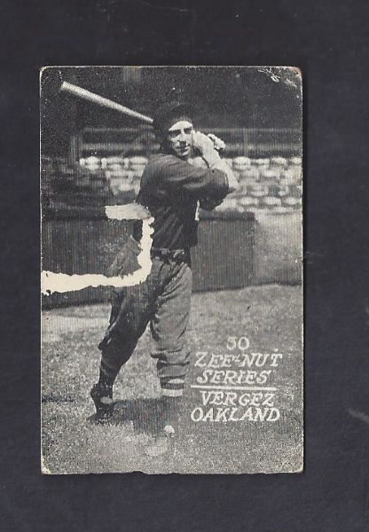 1920's Zee-Nut Vergez (Oakland Oaks) PCL Card 