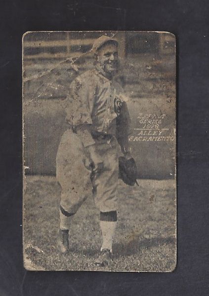 1926 Zee-Nut Alley (Sacramento Solons) PCL Card 