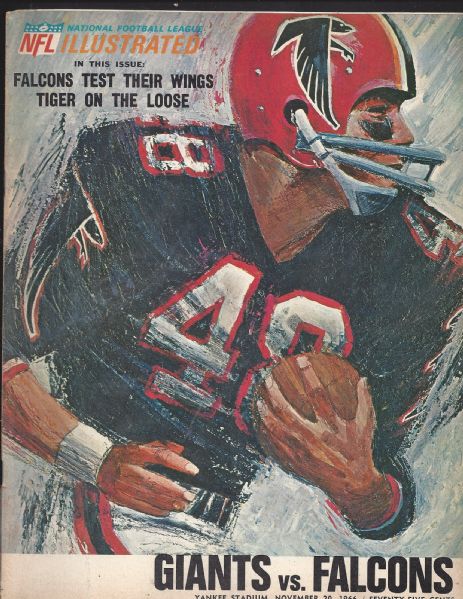 1966 New York Giants (NFL) Official Game Program vs Atlanta Falcons  