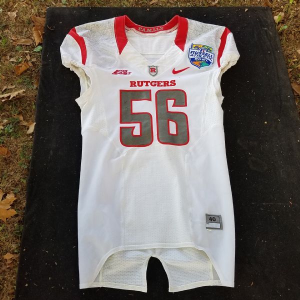 2012 Rutgers University Russell Athletic Bowl Game Worn Uniform