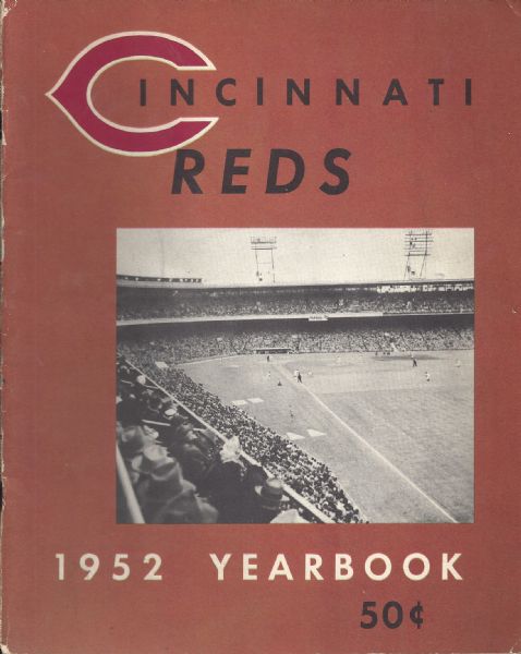 1952 Cincinnati Reds Yearbook