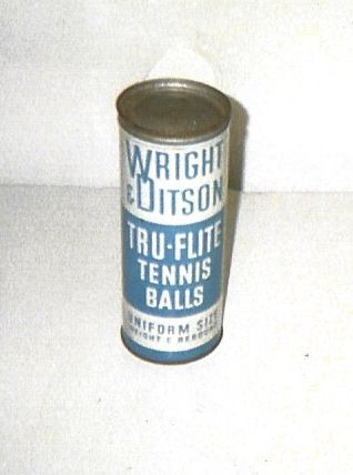 C. 1940's Wright & Ditson Empty Tennis Ball Can 