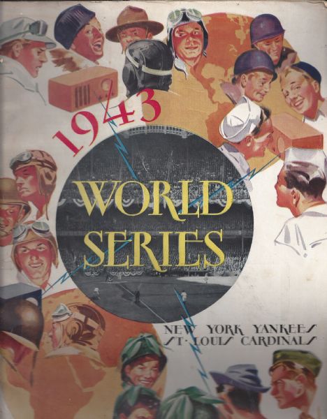 1943 World Series Program (NY Yankees vs St. Louis Cardinals) at New York