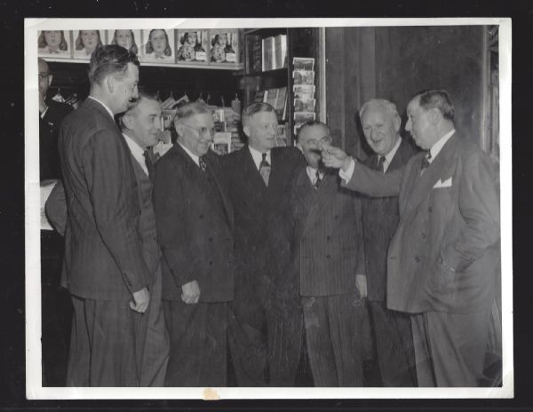 1947 Pacific Coast League Winter Meeting at the Waldorf Astoria in NYC Original Photo