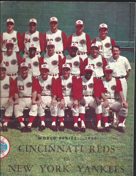 1961 World Series Program at Cincinnati 