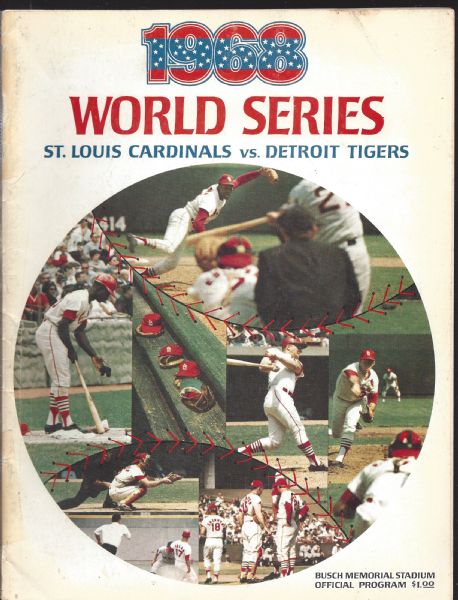 1968 World Series Program at St. Louis