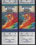 1995 Brickyard 400 Pair of (2) tickets 
