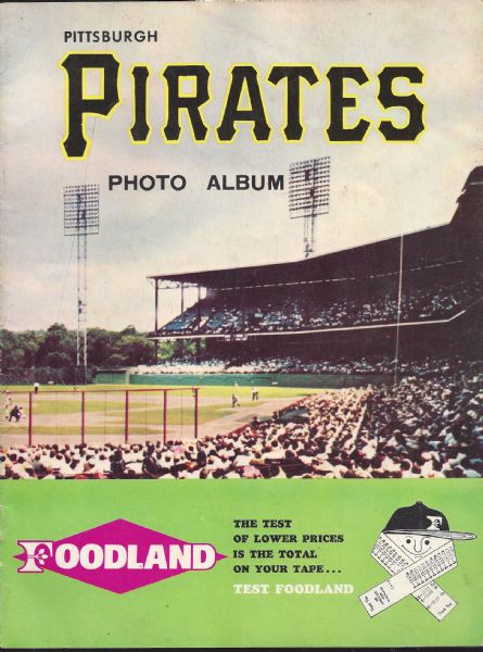 1969 Foodland Photo Album of the Pittsburgh Pirates 