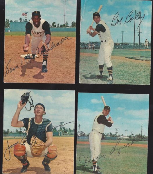 1964 Pittsburgh Pirates Kahn's Wieners Lot of (4) Cards 