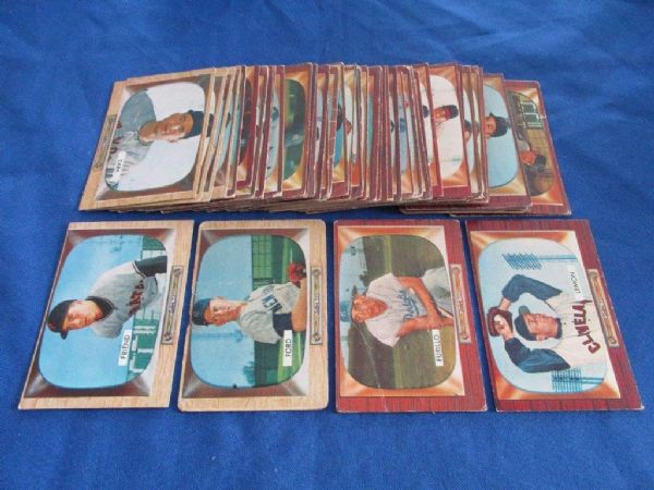 1955 Bowman Baseball Card Partial Set with some Stars - Approximately 1/3 of Set  