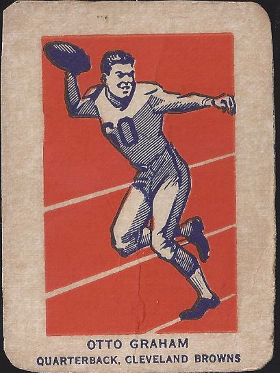 1952 Otto Graham (HOF) Wheaties Football Card 