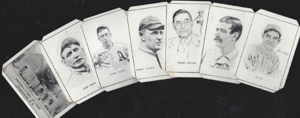 1950 Callahan's HOF Baseball Cards Lot of (7) 