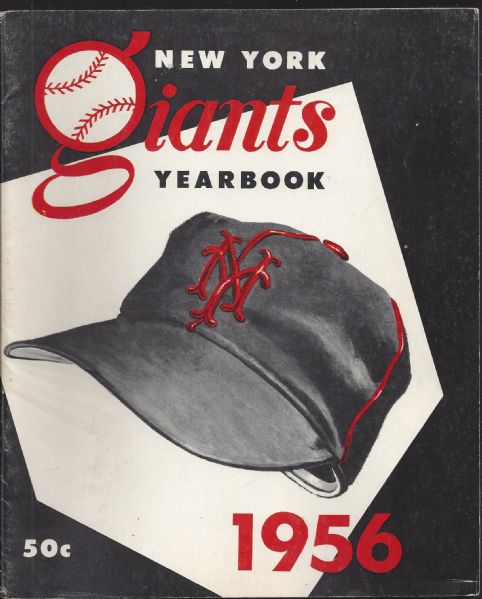 1956 NY Giants Official Yearbook